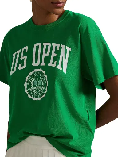 Polo Ralph Lauren Women's US Open Logo Crewneck T-Shirt - Billiard | Thumbnail 6
