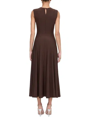 Hill House Home Women's The Mila Dress - Chocolate | Thumbnail 4