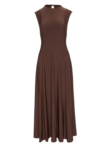 Hill House Home Women's The Mila Dress - Chocolate | Thumbnail 1