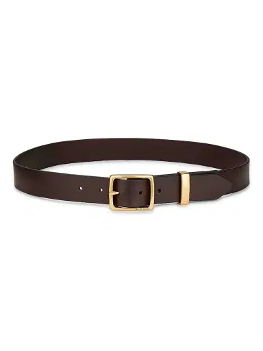 rag & bone Women's Boyfriend Leather Belt - Dark Espresso | Thumbnail 1