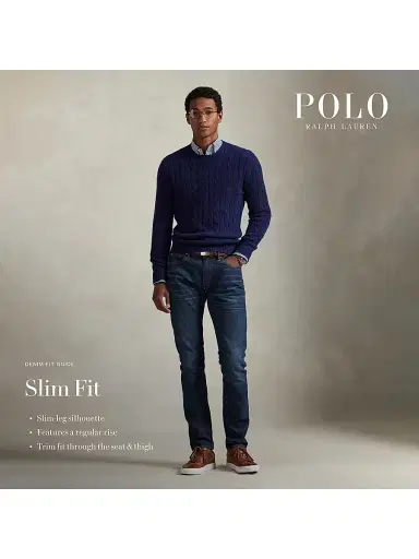 Polo Ralph Lauren Men's Sullivan Slim Jeans - Hillstone New Stone | Thumbnail 7