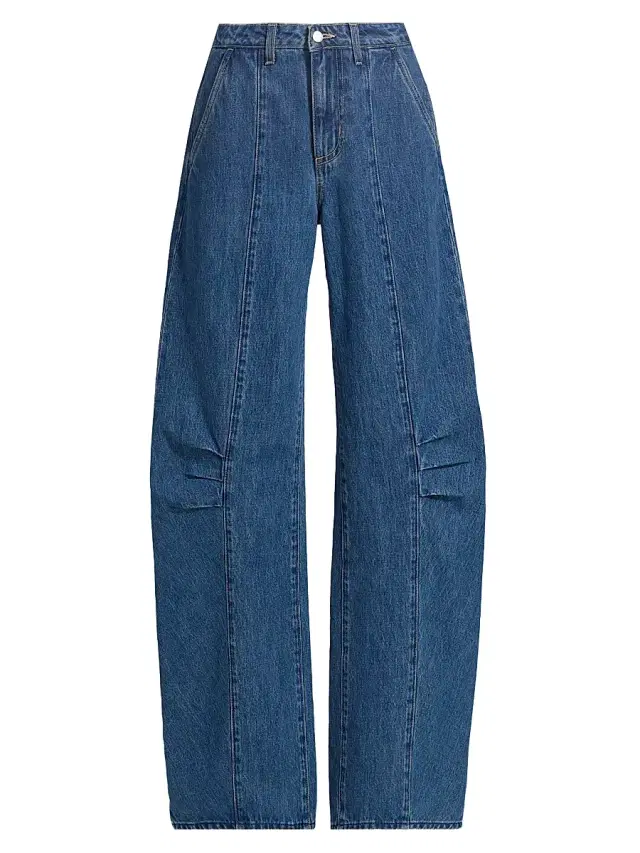 L'AGENCE Women's Zara Rodeo Barrel-Leg Jeans - Memphis
