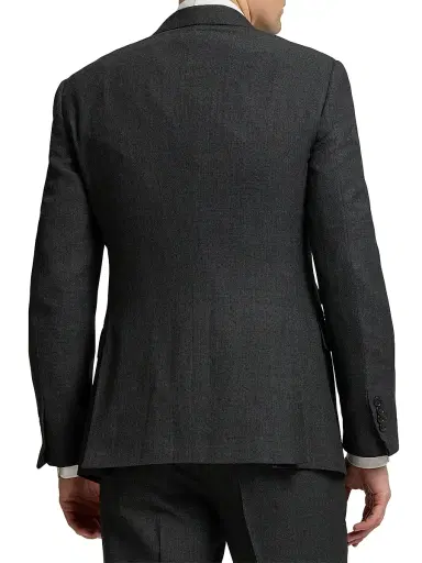 Ralph Lauren Purple Label Men's Gregory Hand-Tailored Birdseye Suit | Thumbnail 6 Ralph Lauren Purple Label Men's Gregory Hand-Tailored Birdseye Suit | Thumbnail 6