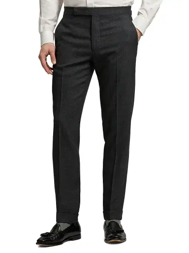 Ralph Lauren Purple Label Men's Gregory Hand-Tailored Birdseye Suit | Thumbnail 7 Ralph Lauren Purple Label Men's Gregory Hand-Tailored Birdseye Suit | Thumbnail 7