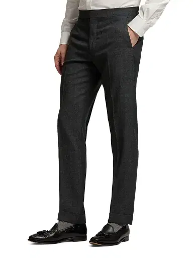 Ralph Lauren Purple Label Men's Gregory Hand-Tailored Birdseye Suit | Thumbnail 9 Ralph Lauren Purple Label Men's Gregory Hand-Tailored Birdseye Suit | Thumbnail 9