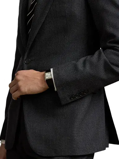 Ralph Lauren Purple Label Men's Gregory Hand-Tailored Birdseye Suit | Thumbnail 1 Ralph Lauren Purple Label Men's Gregory Hand-Tailored Birdseye Suit | Thumbnail 1