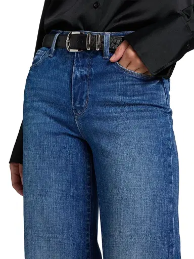 L'Agence Women's ONLY AT SAKS. Clayton High-Rise Wide-Leg Jeans - Branson - Size 25 | Thumbnail 6 L'Agence Women's ONLY AT SAKS. Clayton High-Rise Wide-Leg Jeans - Branson - Size 25 | Thumbnail 6