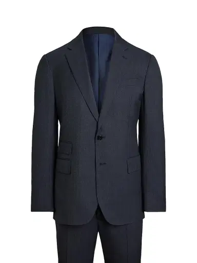 Ralph Lauren Purple Label Men's Kent Tailored Pin Dot Suit - Navy Multi | Thumbnail 3 Ralph Lauren Purple Label Men's Kent Tailored Pin Dot Suit - Navy Multi | Thumbnail 3