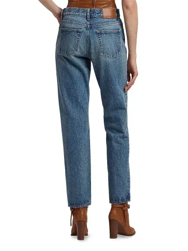 Ralph Lauren Collection Women's Nicolet Straight-Leg Jeans - Ocean Blue - Size 31 | Thumbnail 5 Ralph Lauren Collection Women's Nicolet Straight-Leg Jeans - Ocean Blue - Size 31 | Thumbnail 5