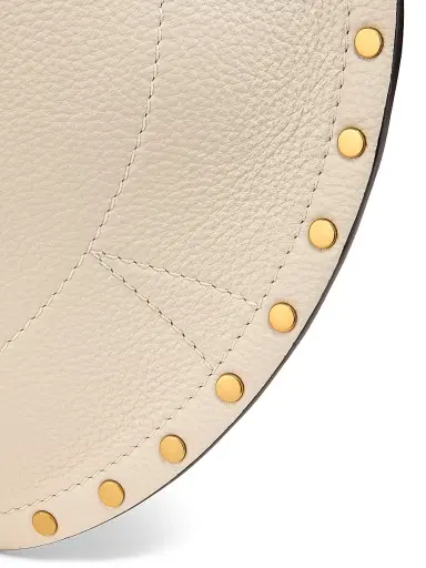 Isabel Marant Women's Oskan Leather Hobo Bag - Chalk | Thumbnail 6