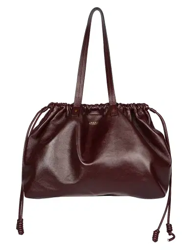 Isabel Marant Women's Silven Leather Drawstring Duffle Bag | Thumbnail 5
