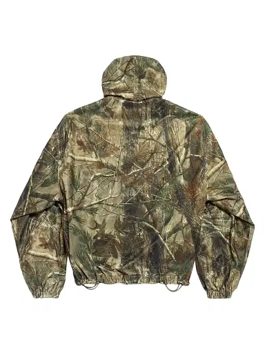 Balenciaga Men's Hooded Workwear Jacket - Brown Green - Size Small | Thumbnail 2 Balenciaga Men's Hooded Workwear Jacket - Brown Green - Size Small | Thumbnail 2