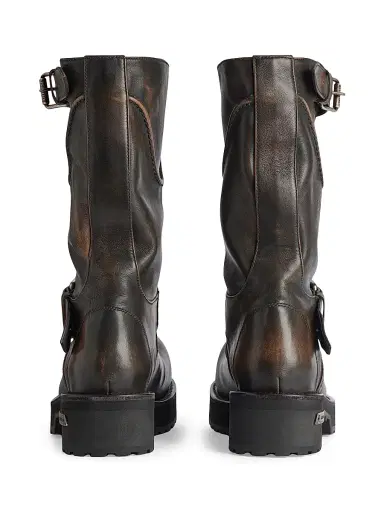Balenciaga Men's Venom Boots - Brown - Size 12 | Thumbnail 3
