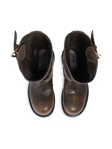 Balenciaga Men's Venom Boots - Brown - Size 12 | Thumbnail 4