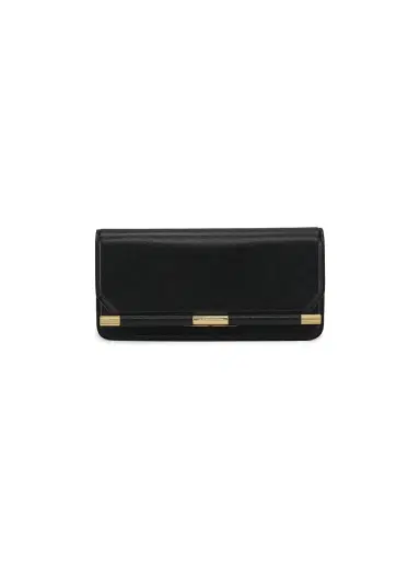 Victoria Beckham Women's Leather Clutch - Black | Thumbnail 1 Victoria Beckham Women's Leather Clutch - Black | Thumbnail 1