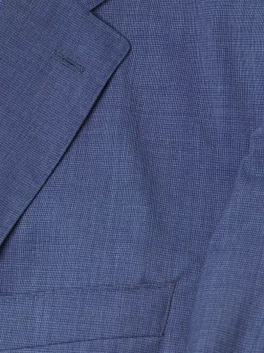 Canali Men's Textured Wool Single-Breasted Suit - Blue - Size 44 | Thumbnail 6