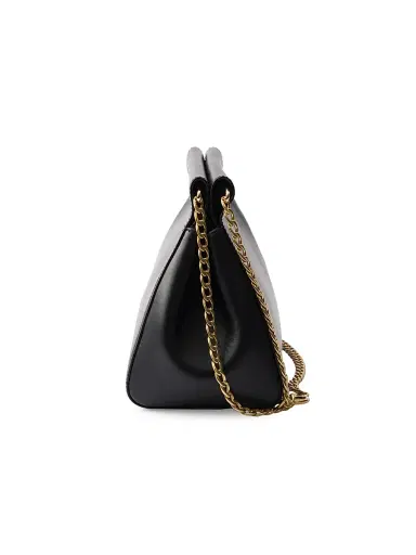 Prada Women's Enchaîné Leather Shoulder Bag - Black | Thumbnail 7 Prada Women's Enchaîné Leather Shoulder Bag - Black | Thumbnail 7