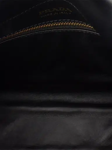 Prada Women's Enchaîné Leather Shoulder Bag - Black | Thumbnail 8 Prada Women's Enchaîné Leather Shoulder Bag - Black | Thumbnail 8