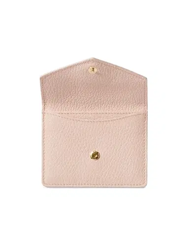 Miu Miu Women's Leather Card Holder - Pink | Thumbnail 2 Miu Miu Women's Leather Card Holder - Pink | Thumbnail 2
