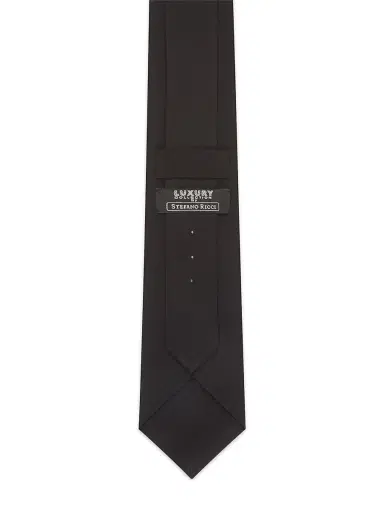 Stefano Ricci Men's Luxury Silk Tie - Black | Thumbnail 3 Stefano Ricci Men's Luxury Silk Tie - Black | Thumbnail 3