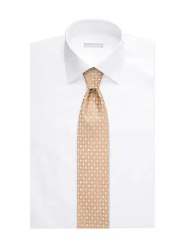 Stefano Ricci Men's Luxury Tie Beige | Thumbnail 2