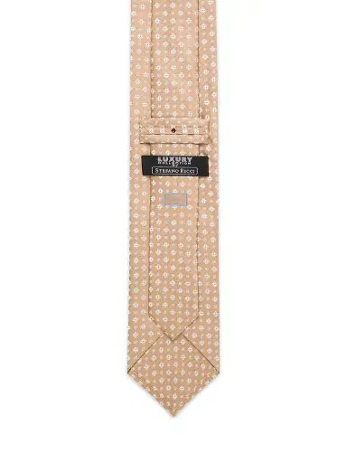 Stefano Ricci Men's Luxury Tie Beige | Thumbnail 3