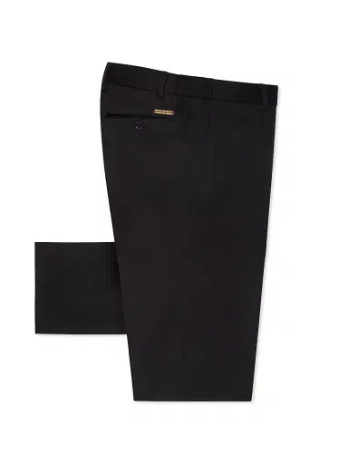 Stefano Ricci Men's Alpha Yarn Cashmere Trousers - Black - Size 34 | Thumbnail 1