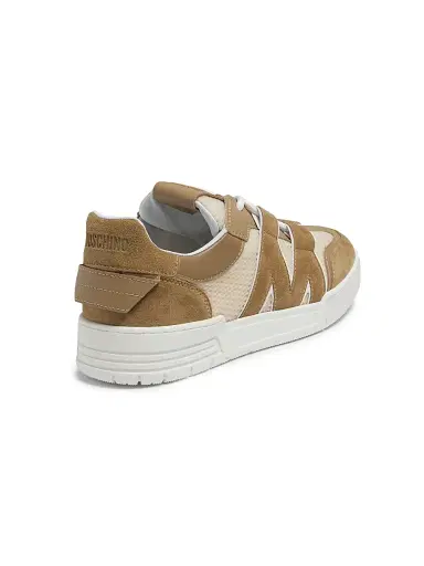 MOSCHINO Men's Streetball Low-Top Sneakers - Beige - Size 13 | Thumbnail 3 MOSCHINO Men's Streetball Low-Top Sneakers - Beige - Size 13 | Thumbnail 3