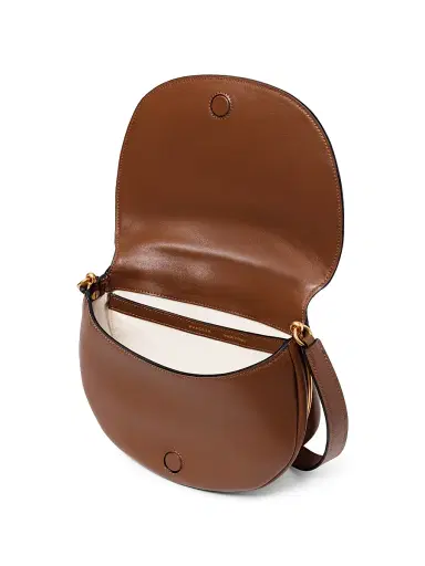 Wandler Women's Kate Leather Saddle Bag - Saddle | Thumbnail 2
