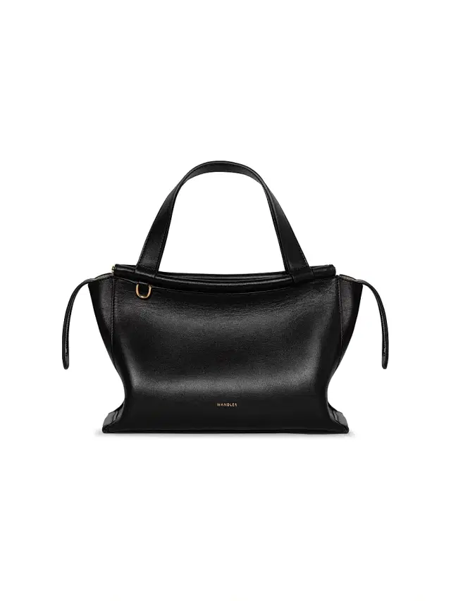 Wandler Women's Ida Leather Top Handle Bag - Black