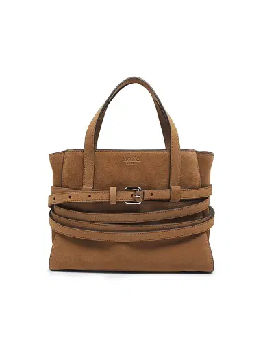 MOSCHINO Women's Tie Me Suede Carryall | Thumbnail 1 MOSCHINO Women's Tie Me Suede Carryall | Thumbnail 1