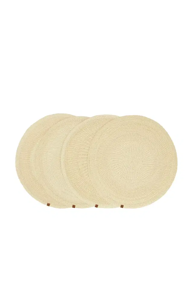 Hunting Season Iraca Bicolor Placemat Set Of 4