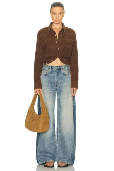 R13 Insert D'arcy Loose Wide Leg | Thumbnail 5