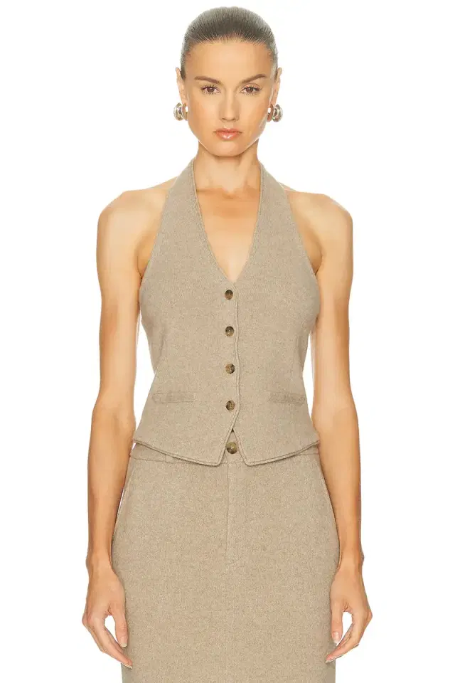 Tailored Halter Vest