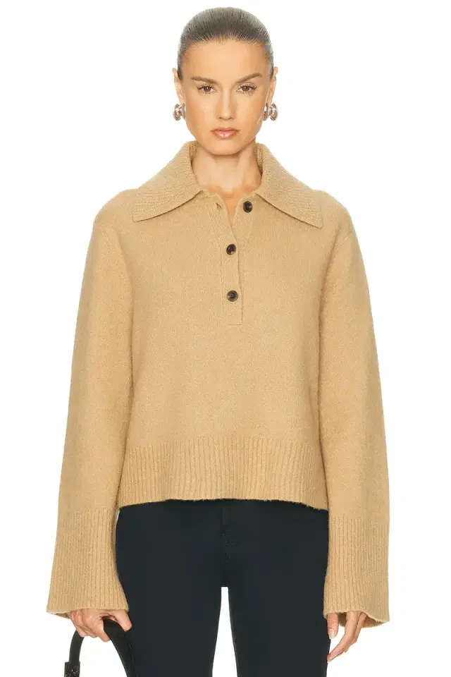 Cashmere Stevie Polo Top