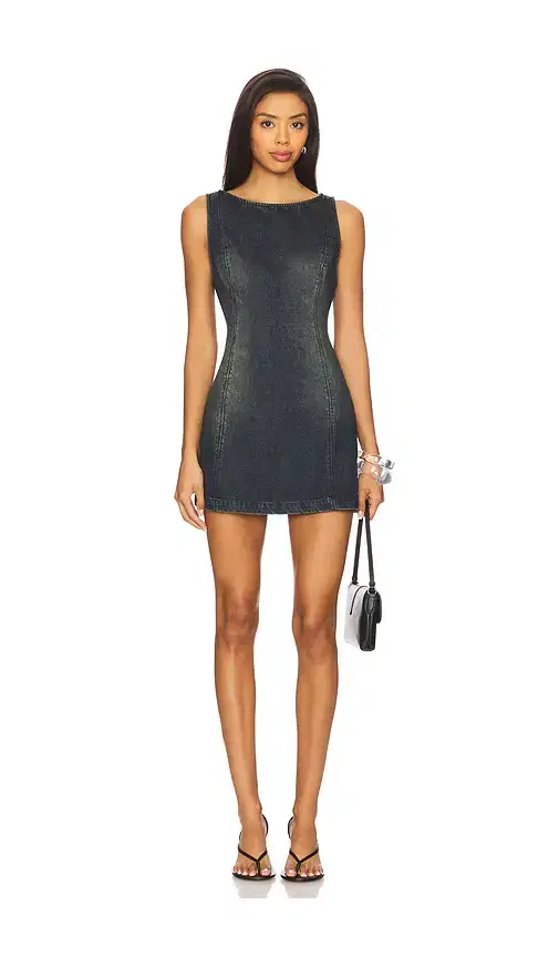 Free People Atlas Denim Mini Dress