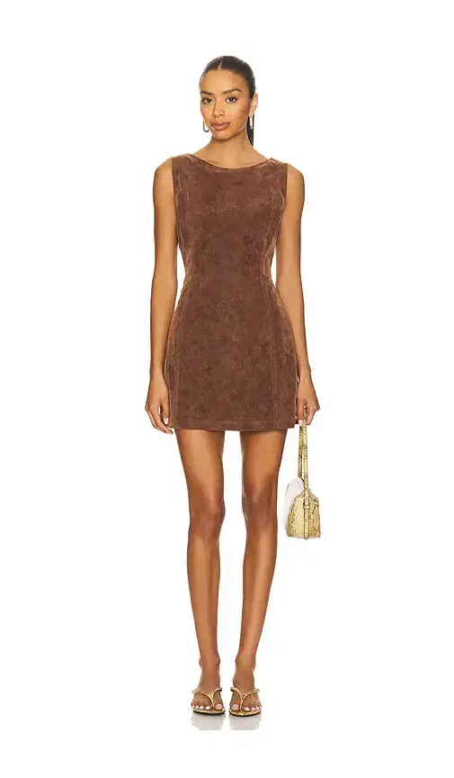 Free People Atlas Suede Mini Dress