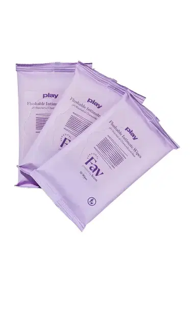 Personal Fav Play Flushable Intimate Wipes 3 Pack | Thumbnail 2