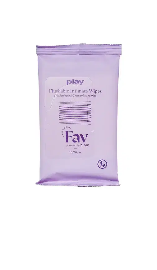 Personal Fav Play Flushable Intimate Wipes 3 Pack