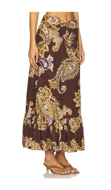 Hemant & Nandita A Line Ankle Length Skirt | Thumbnail 2 Hemant & Nandita A Line Ankle Length Skirt | Thumbnail 2