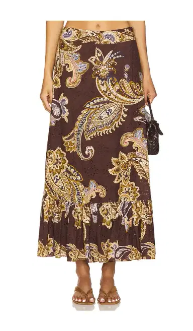 Hemant & Nandita A Line Ankle Length Skirt | Thumbnail 1 Hemant & Nandita A Line Ankle Length Skirt | Thumbnail 1