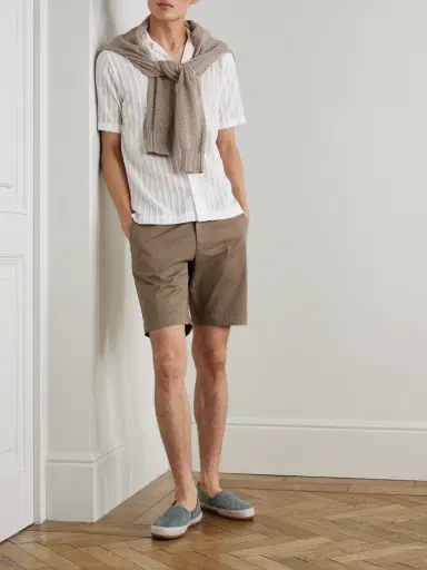 Orlebar Brown Maitan Camp-Collar Chenille-Jacquard Shirt - Men | Thumbnail 2 Orlebar Brown Maitan Camp-Collar Chenille-Jacquard Shirt - Men | Thumbnail 2