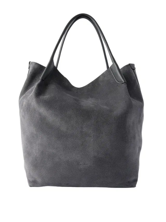 Loro Piana Bale Extra-Large Leather-Trimmed Full-Grain Nubuck Tote Bag - Men