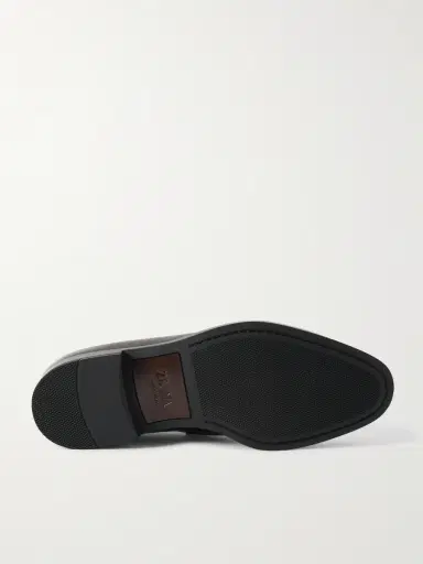 Zegna New Classic Flex Glossed-Leather Penny Loafers - Men | Thumbnail 3 Zegna New Classic Flex Glossed-Leather Penny Loafers - Men | Thumbnail 3
