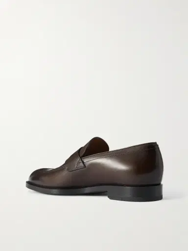 Zegna New Classic Flex Glossed-Leather Penny Loafers - Men | Thumbnail 4 Zegna New Classic Flex Glossed-Leather Penny Loafers - Men | Thumbnail 4