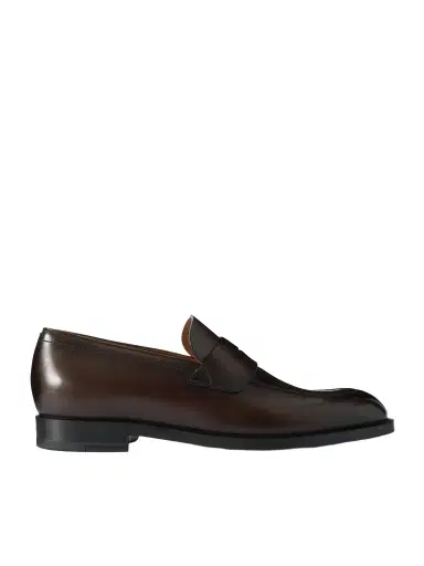 Zegna New Classic Flex Glossed-Leather Penny Loafers - Men | Thumbnail 1 Zegna New Classic Flex Glossed-Leather Penny Loafers - Men | Thumbnail 1
