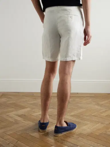 Orlebar Brown Norwich Straight-Leg Linen Shorts - Men | Thumbnail 4 Orlebar Brown Norwich Straight-Leg Linen Shorts - Men | Thumbnail 4
