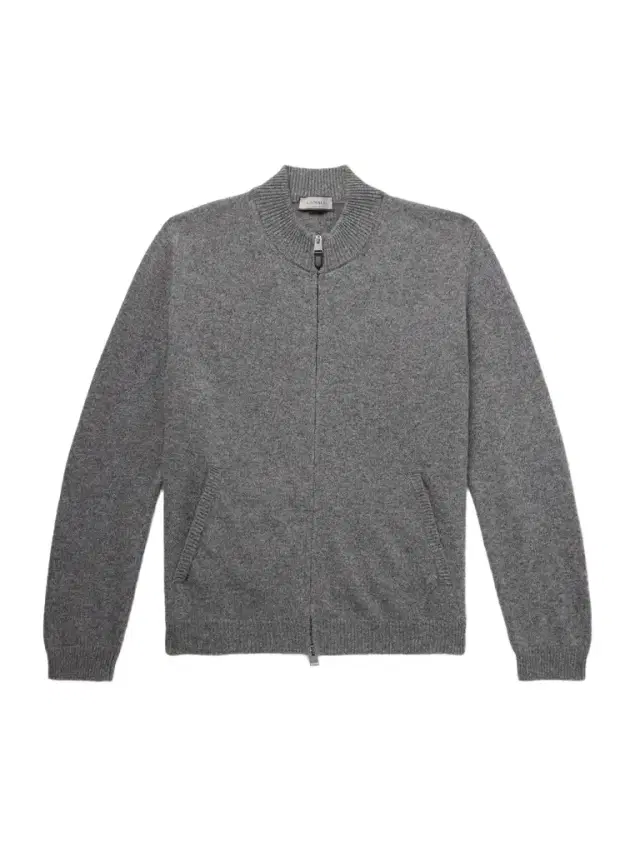 Canali Wool and Cashmere-Blend Zip-Up Cardigan - Men