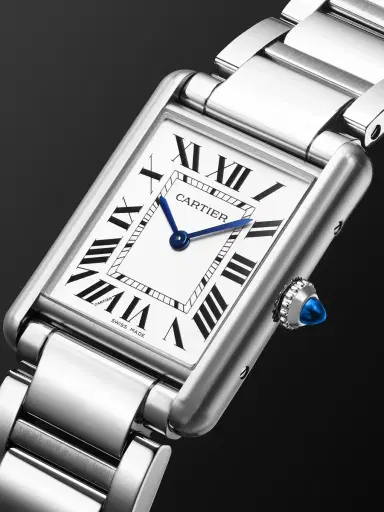 Cartier Tank Must Large Stainless Steel Watch, Ref. WSTA0106 - Men | Thumbnail 3 Cartier Tank Must Large Stainless Steel Watch, Ref. WSTA0106 - Men | Thumbnail 3