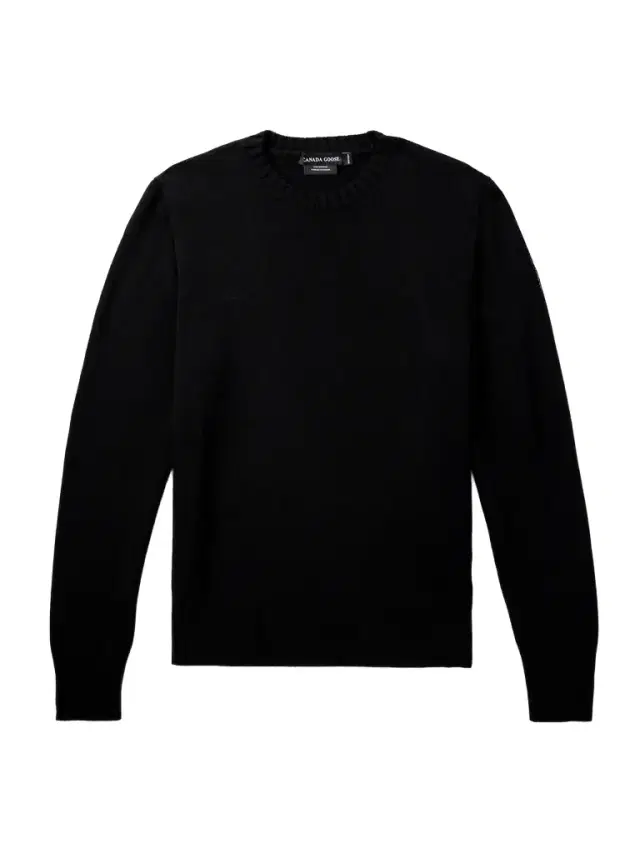 Canada Goose Rosseau Logo-Appliquéd Wool Sweater - Men